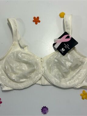 Wacoal Cream Full Coverage Underwire Unpadded Bra 36D NWT